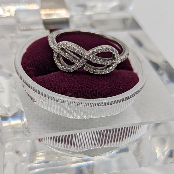 Silver Infinity Ring - Picture 2 of 4